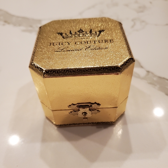 👑💕🌴Juicy Couture Palm Tree Pearl Charm Silver Gold Crystals limited edition - Picture 7 of 8